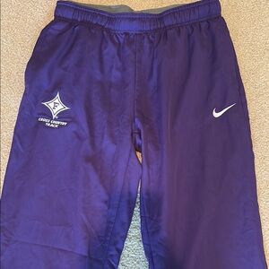 Nike Purple Joggers with Elastic Waistband